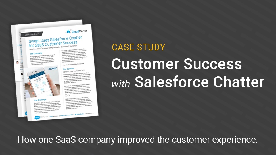 Swept Uses Salesforce Chatter for SaaS Customer Success