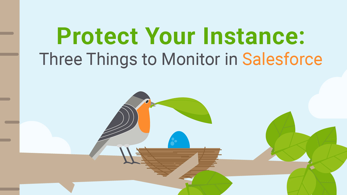 Protect your Instance: Three Things to Monitor in Salesforce