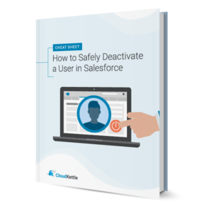 how to deactivate a user in salesforce