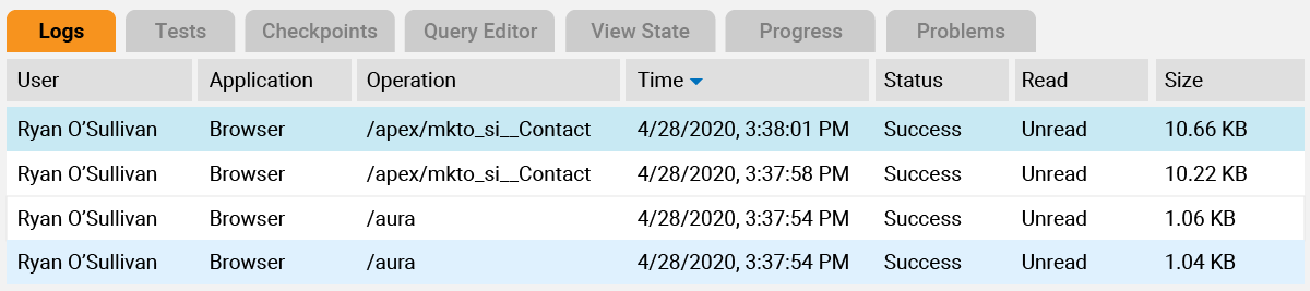 SF-Measure-Screen-Logs