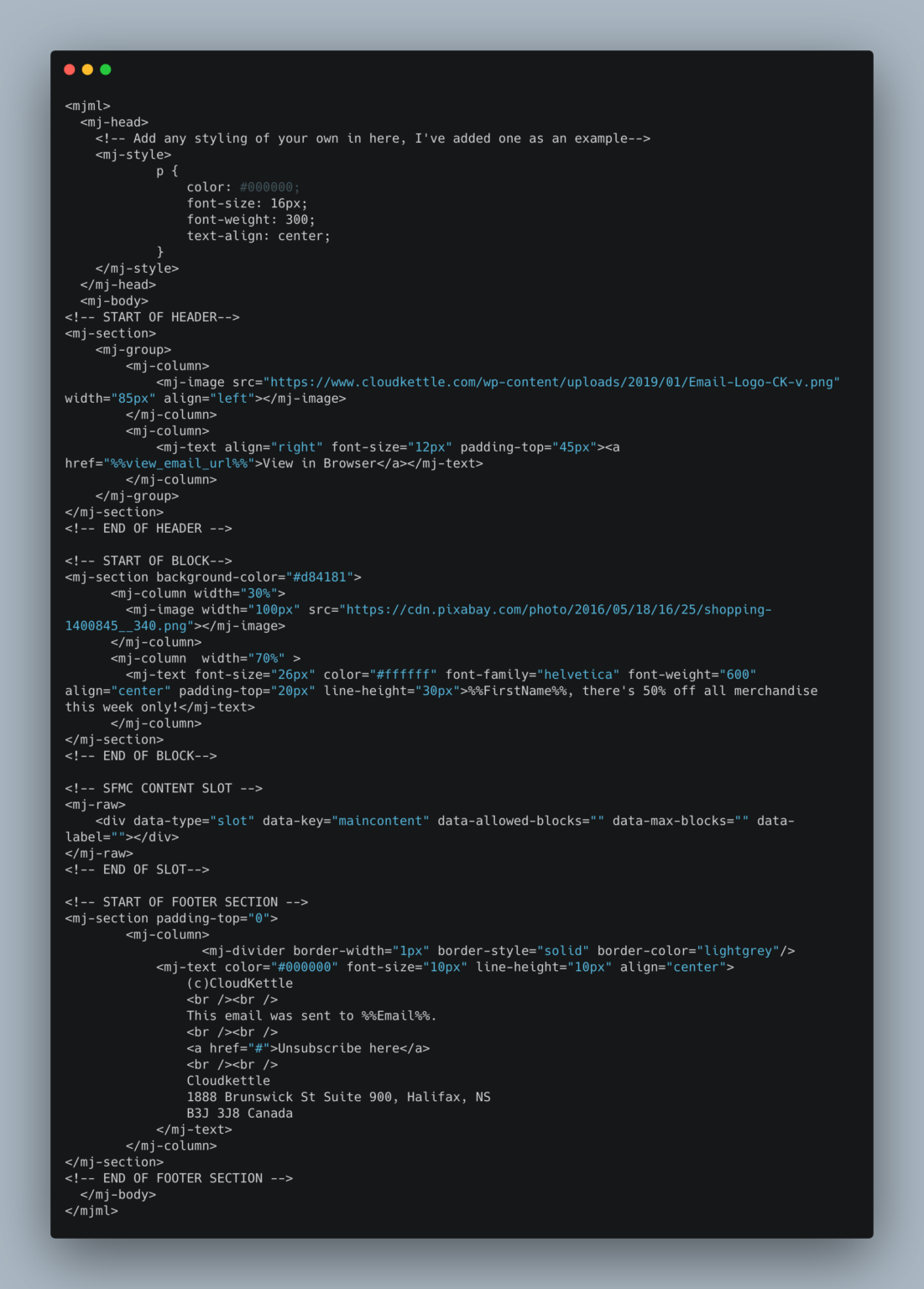 mjml templates free mjml templates free