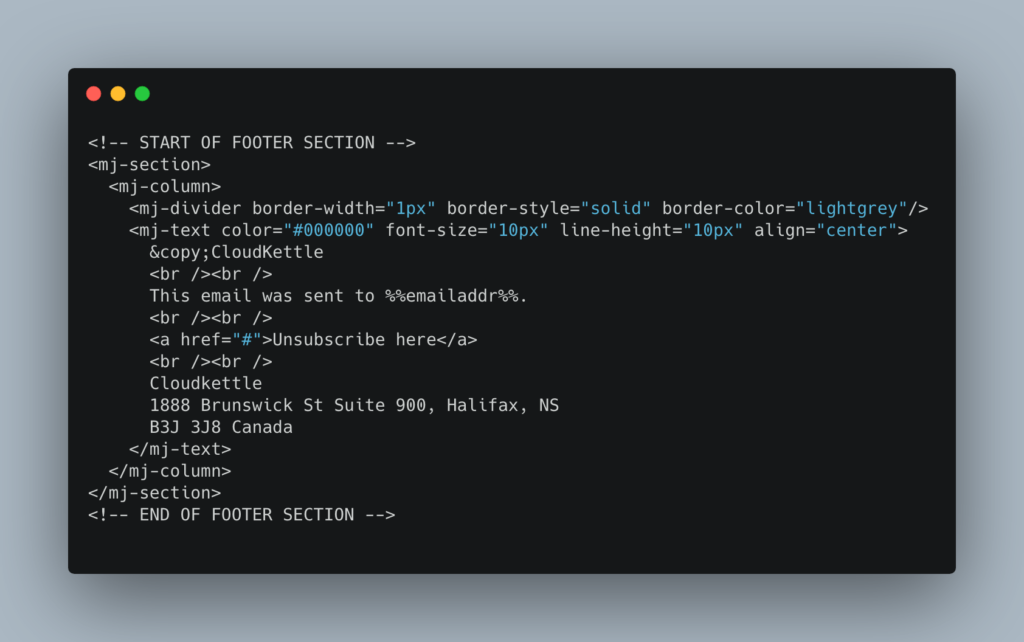 mjml examples mjml examples