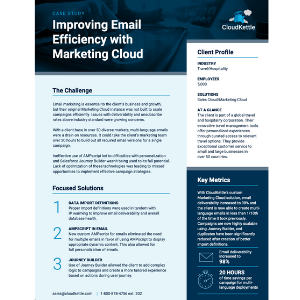 Cloud Kettle Case Study on Email Efficiency