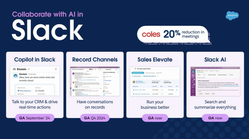 Slack AI features list