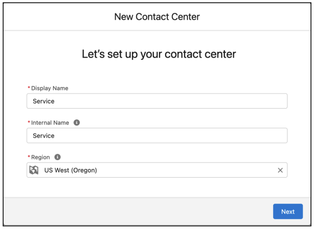 Service Cloud Voice configuration steps